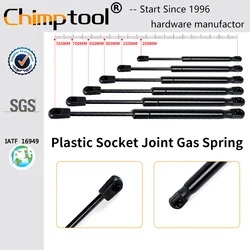 1 Pc Plastic Socket joint Gas Spring Shock Absorber Hydraulic Lift Support Strut Bar For Bed Car Furniture Can Customize