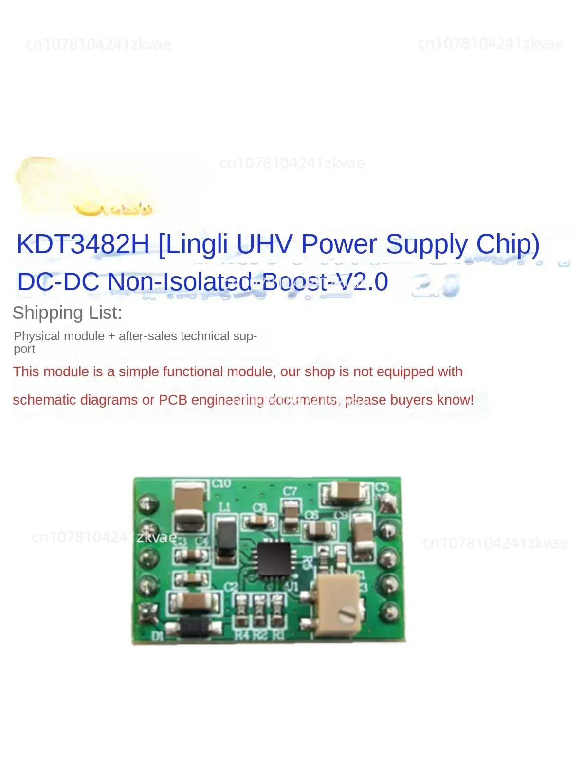 APD3482 High Voltage Power Supply Avalanche Power Supply  High Voltage LT Low Noise Booster