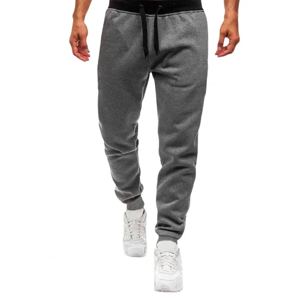 Nuevos pantalones de chándal para hombre, pantalones de chándal con cintura elástica, pantalones deportivos informales, ropa holgada para gimnasio y Fitness, pantalones deportivos
