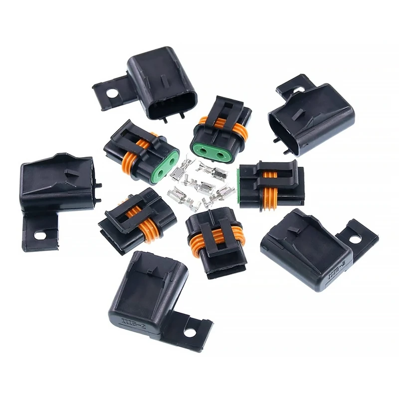 6PCS ATO ATC Fuse Holder Assembly ATC Waterproof Sealed Fuse Socket Kit Splice Existing Wire Kit