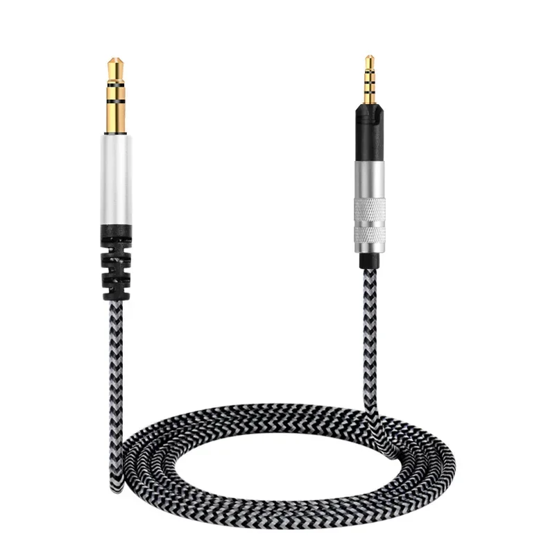 Replacement Cable for Sennheiser HD598 HD558 HD595 HD518 Headphone Earphone Wire 3.5mm to 2.5mm Stereo Bass Audio Cable