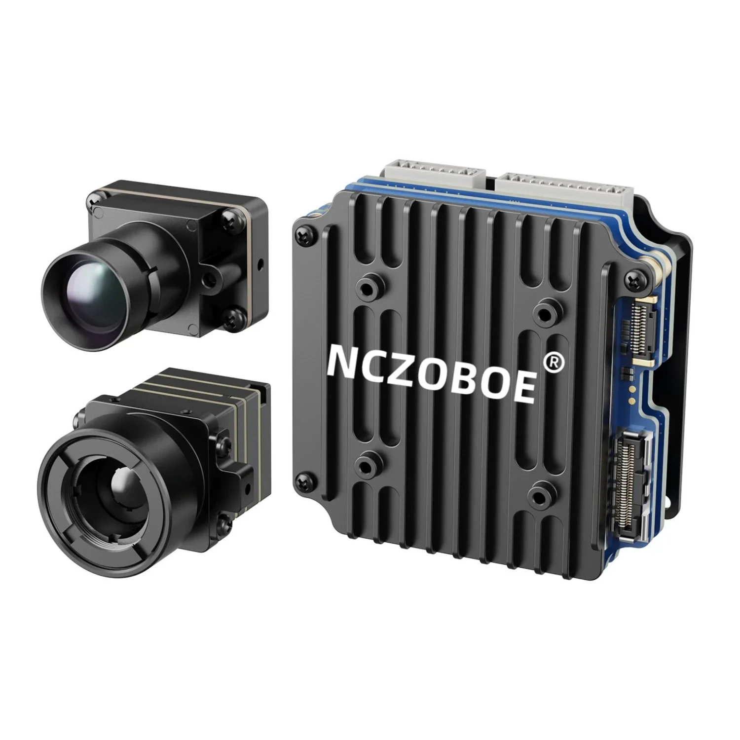 NCZOBON FPV AI Camera Module Dual Cameras\Multi-target Automatic Locking Tracking Strikes Traversing FPV Drone Intelligent