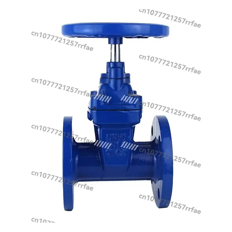 Non-rising valve stem elastic seat seal soft seal flange gate valve fire drainage