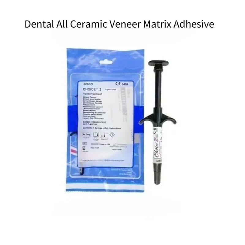 BISCO Milk White Matrix All Ceramic Veneer Base Adhesive UV Cured Resin Cement Porcelain Veneer Base Adhesive Dental Materials