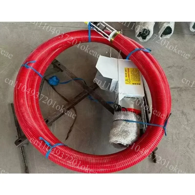 Household Small Grain Suction Machine Large Suction Portable Grain Collector Flexible Hose Spiral Conveyor for Grain Harvesting