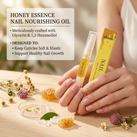 Ximonth Honey Nail Care Pen for Nail Cuticles Remover Fungus Treatment Weak Nail Strengthener Nail Care Products Nail Repair Pen