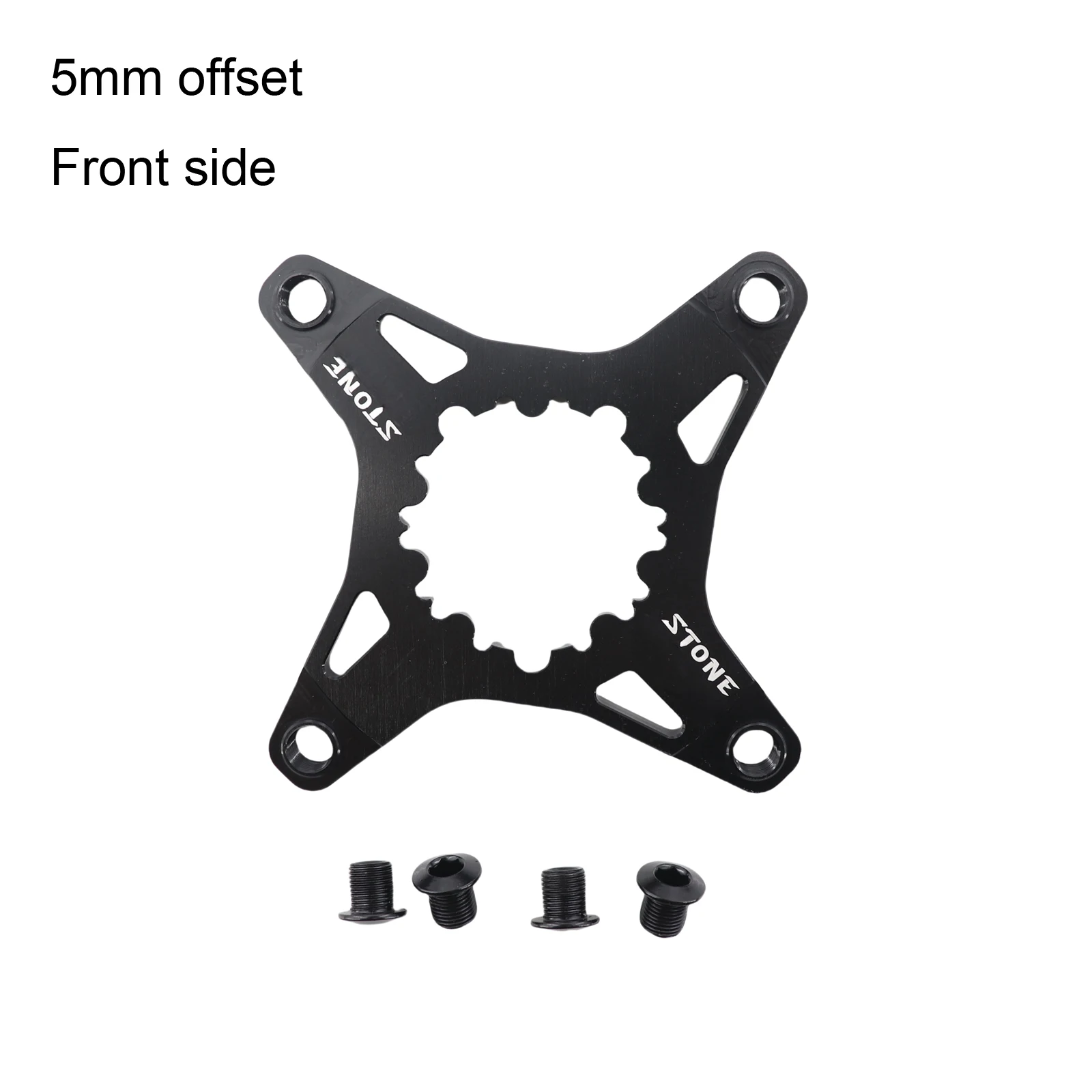 STONEバイクチェーンリングスパイダーアダプター104bcdコンバート3ピン