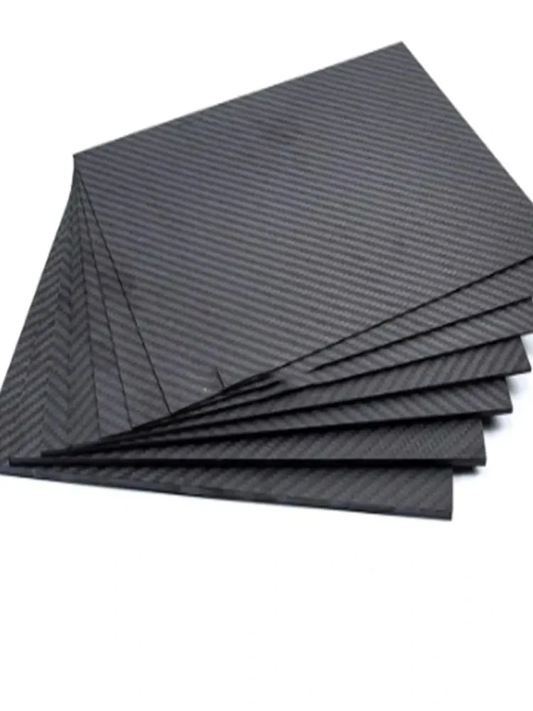 200x250mm 3K Koolstofvezelplaat Board 1mm 2mm 3mm 4mm 5mm Dikte Koolstofvezel Materiaal Voor RC UAV/Speelgoed