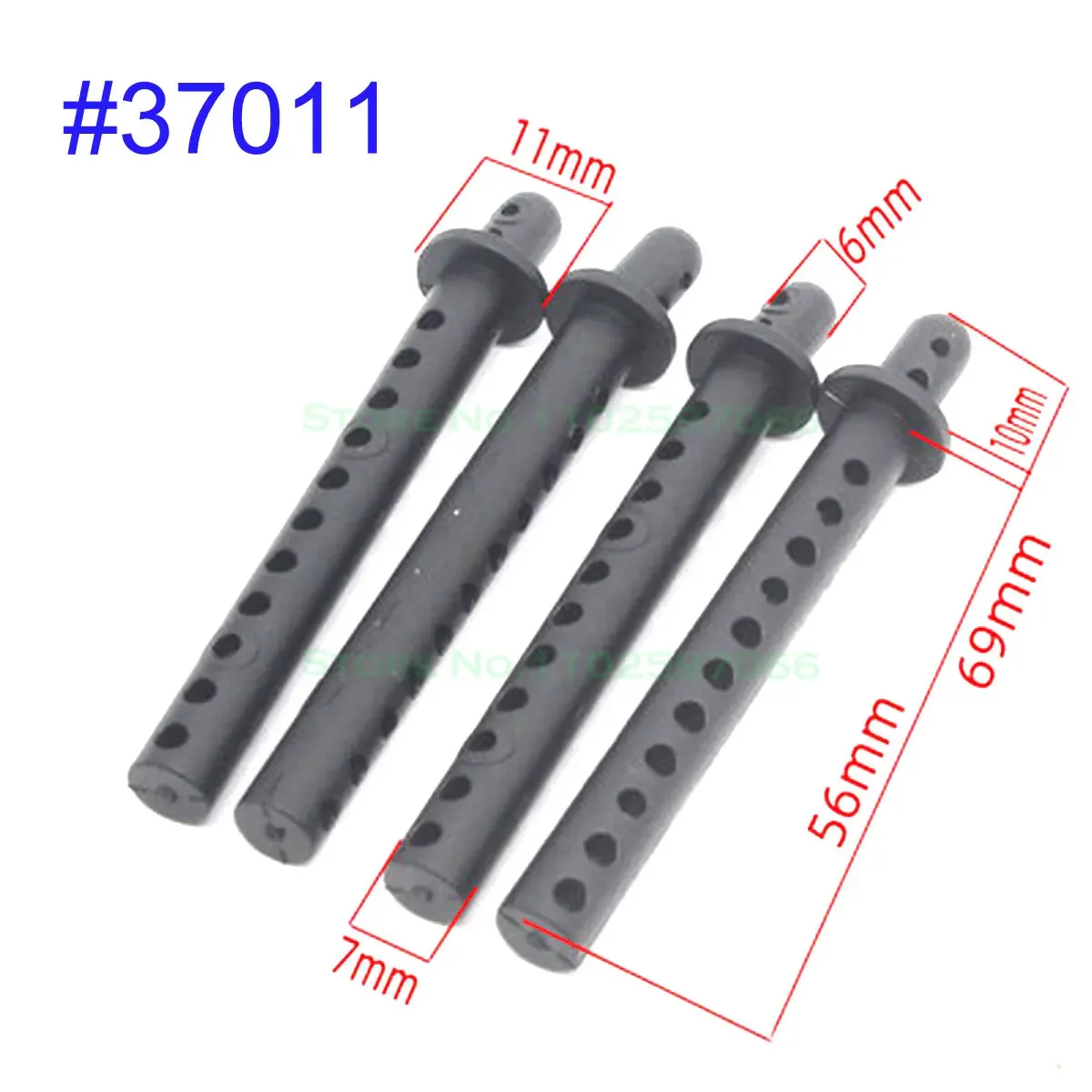 4Pcs Body Post 37011 For HSP Spare Parts 1/10 1:10 R/C Model Car 94170 94155