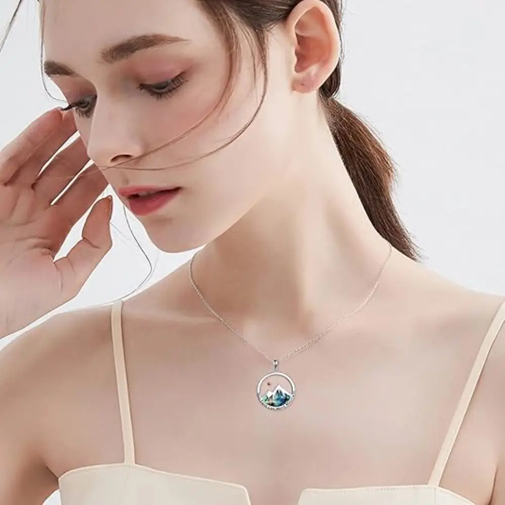 New Silver Color Mustard Seed Necklace the Seed of Faith Round Pendant Shape Chain Necklace Stainless Steel Pendant Necklace