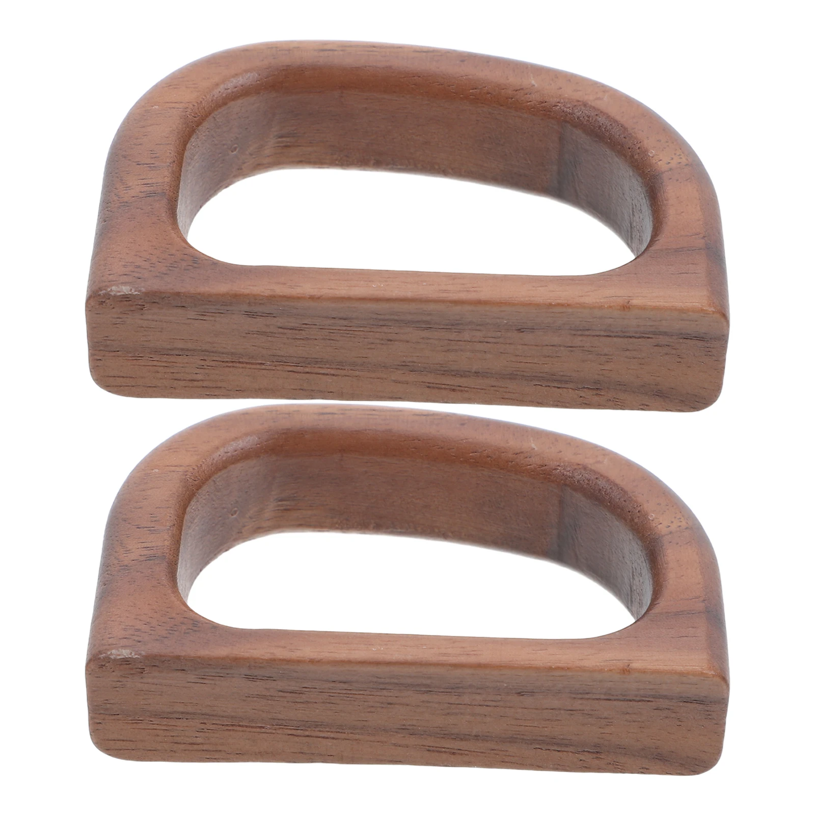 

2pcs Walnut Wood Handle For Coffee Cups Smooth Ergonomic Design Heat Insulating Replacement Compatible With Espresso Tea Mug