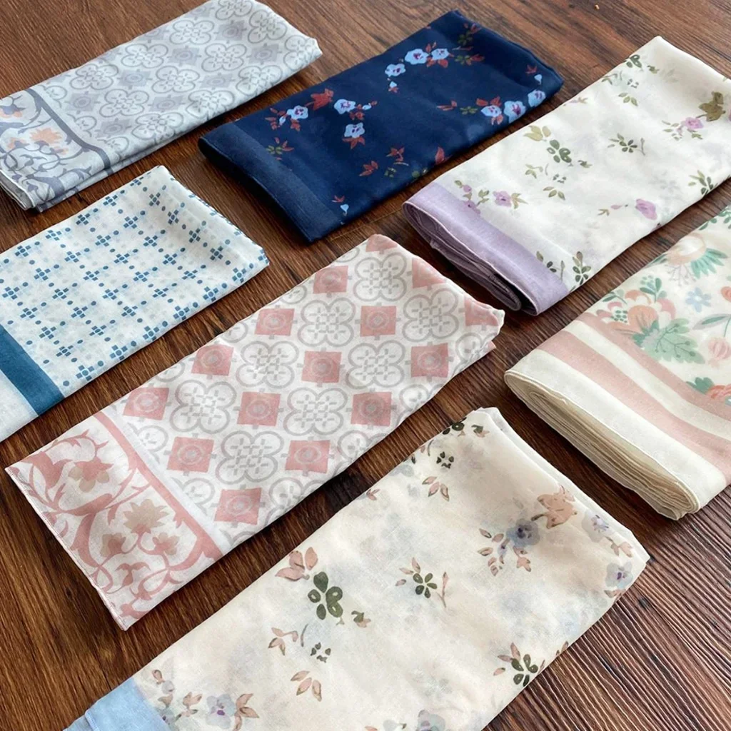 Foulard Hijab Carré en Coton Imprimé pour Femme Musulmane, Châle Islamique Doux, Bandeau de Sauna, 110x110cm