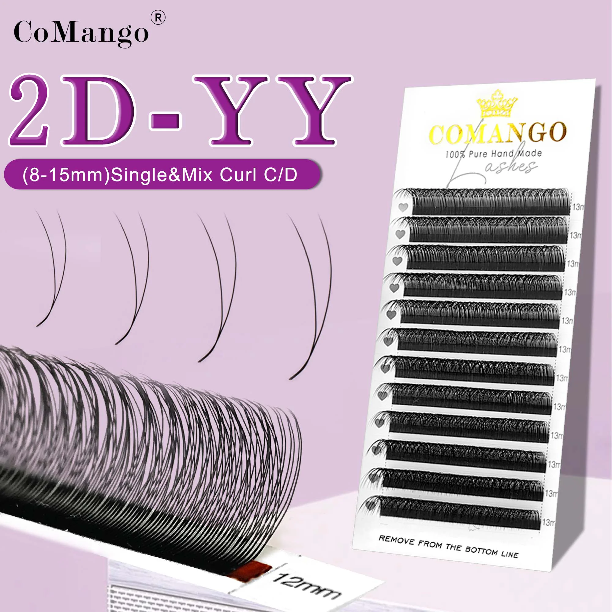 CoMango C/D Curl haute qualité - Eyelash Extension Hybrid avis et prix