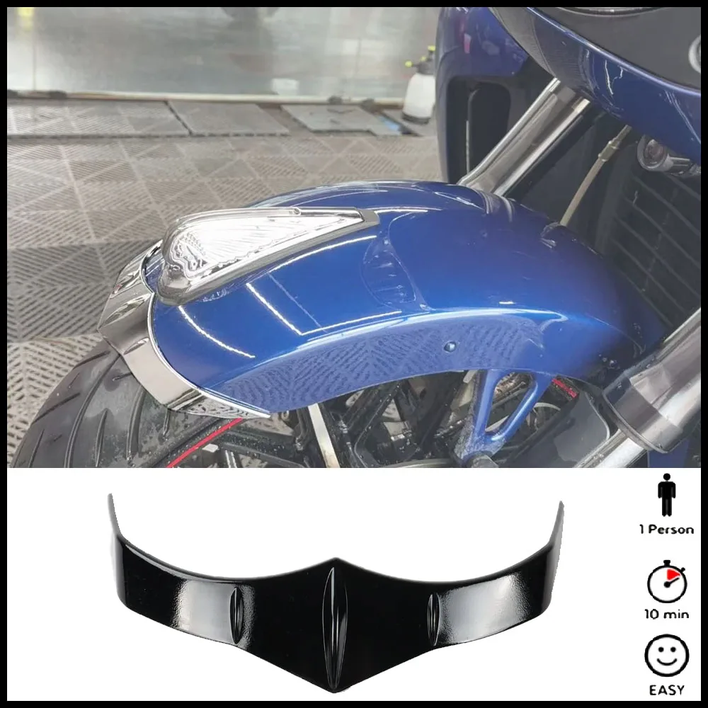

New Front Fender Tip Trim Accent Fit For Indian Challenger Limited 112 PowerBand 2025 | Stylish Motorcycle Accessories