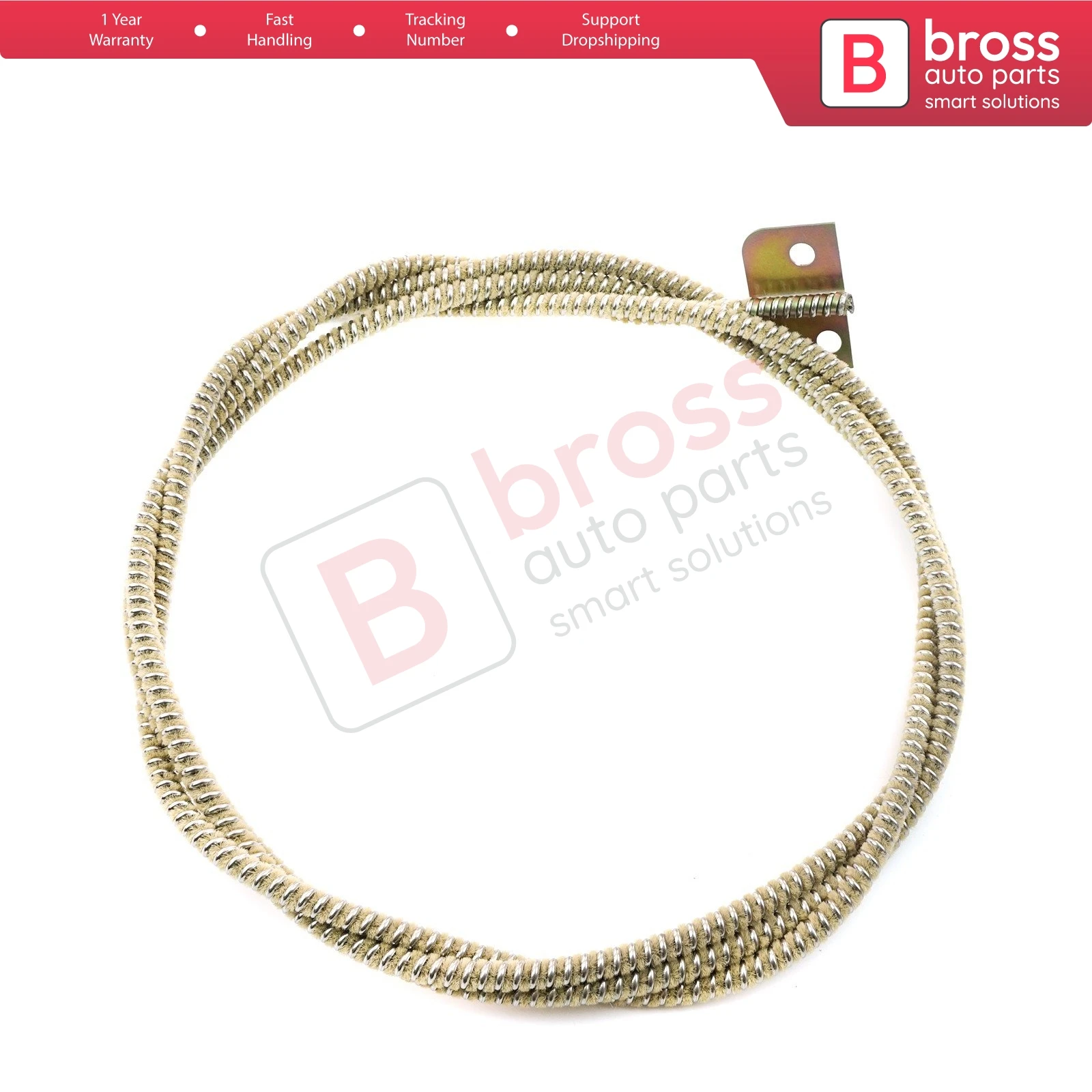 BSR562 Sunroof Sliding Roof Bowden Wire Rope Repair Track Drive Cable for Mercedes W201 190, 190 E, 190 D. Cable Lenght: 200 cm