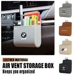 Car Outlet Air Vent Trash Organizer Storage Box Auto Interior Accessories For BMW M Performance F20 E39 E46 E53 E60 E71 E87 E90