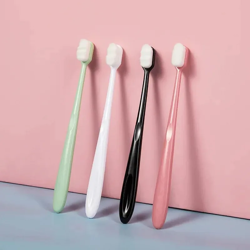 1/4PCS Toothbrush With Box Ultra-Fine Soft Dense Bristle Toothbrush Deep Cleaning Bristle Brush Oral Teeth Cleaning Tools