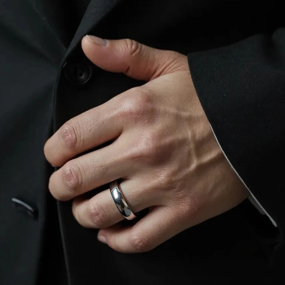 

1pc Style Natural Exquisite Quartz Agate Amethyst Rings Cultural Fashion Ring Women Men Party Wedding Jewelry Accessory Gift