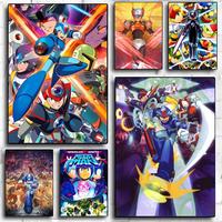 Zero R-Rockman Megaman X Zero Anime Poster Modern and Elegant Wall Stickers for Home Decor Living Room Dormitory Wall Art