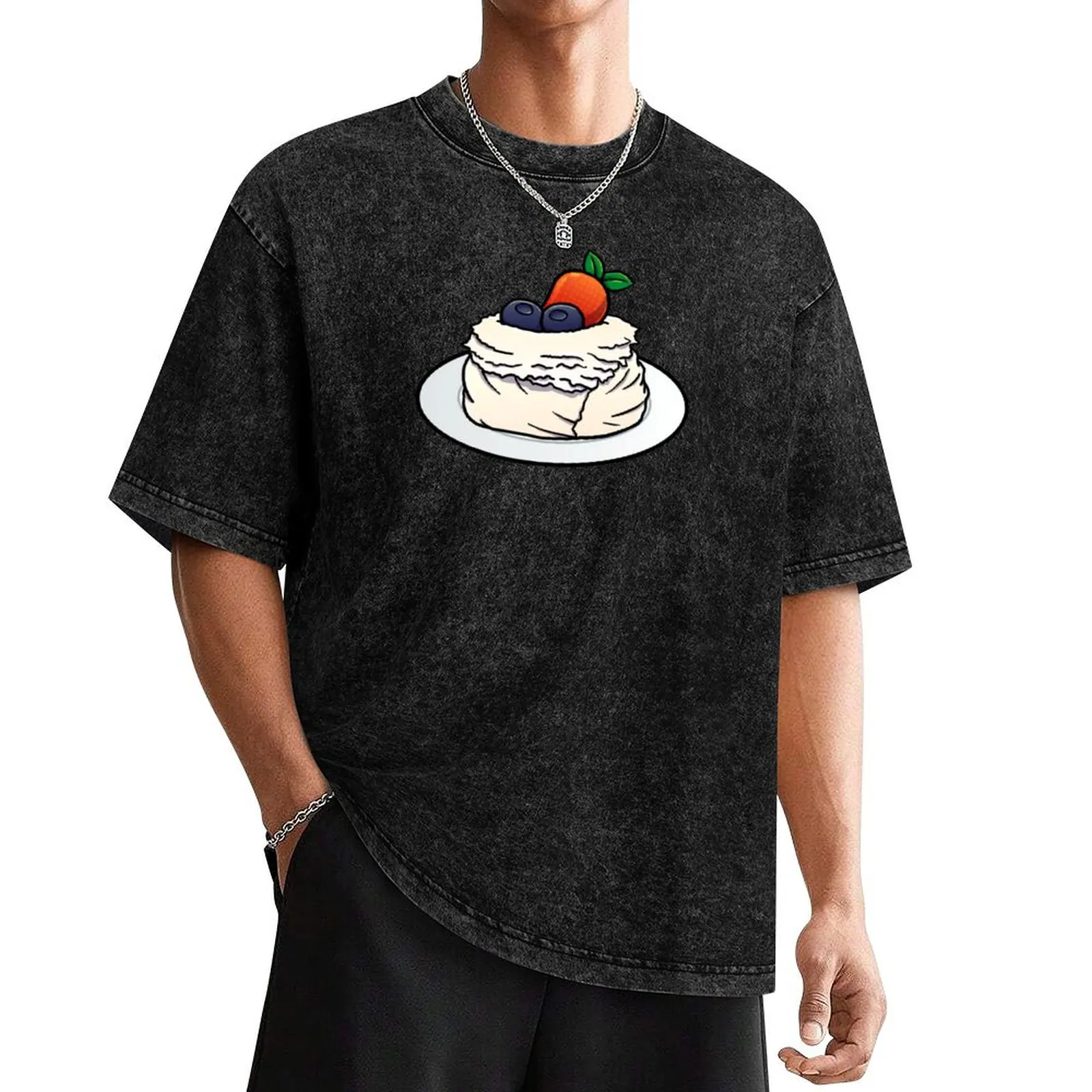 

Pavlova Dessert T-Shirt shirts graphic blacks valentines boutique clothes oversizeds Men's t shirts