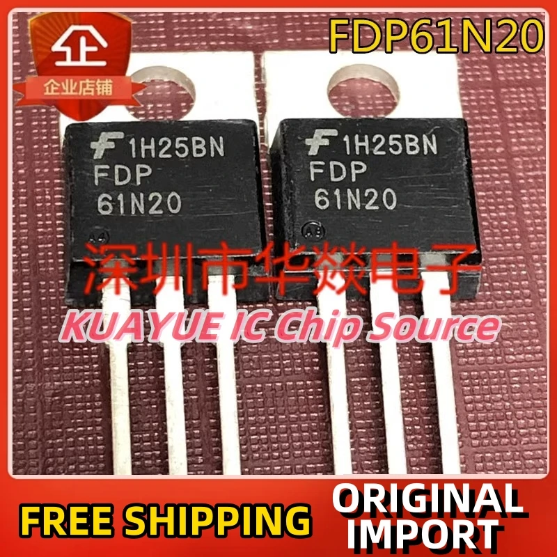 10PCS-30PCS FDP61N20 TO-220 200V 61A Fast Shipping Quality Guarantee