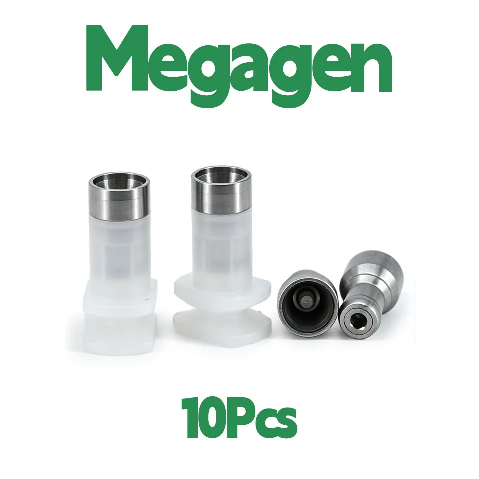 10Pcs Dental Multi-Functional Closed Tray Transfer Coping Impression Cap for Megagen Implant Multiunit Lab Post Denture Material