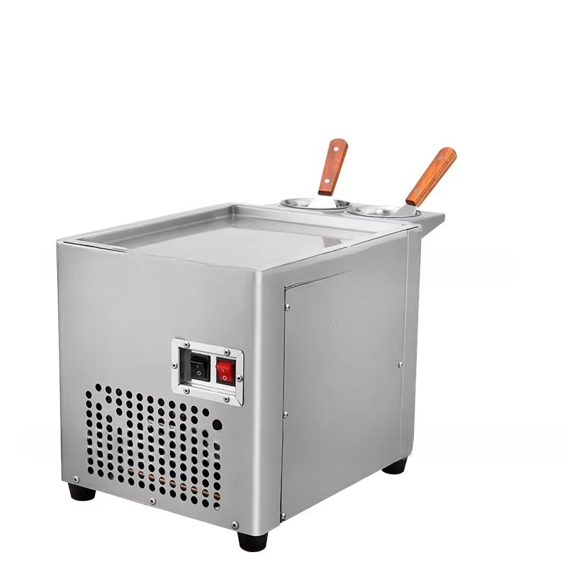High Efficiency Single Square Fryer Ice Cream Roller