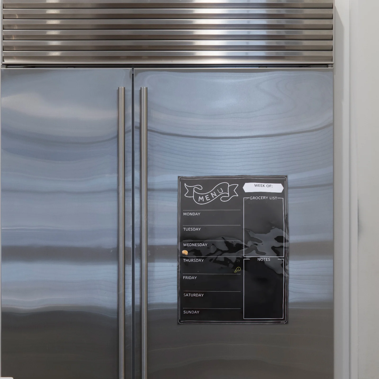 

Premium Magnetic Blackboard Sheet Dry Erase Board For Kitchen Fridge Menu Planner Bulletin Household Organizer Smooth