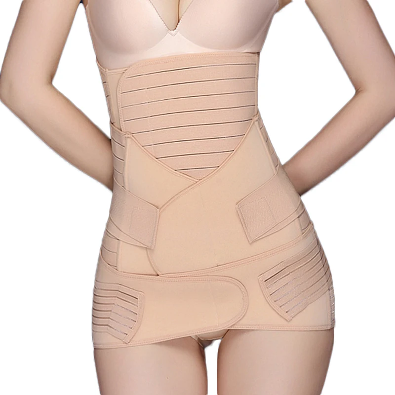 Cinto abdominal pós-parto 3 em 1 para mãe e bebê, cinto abdominal para entrega vaginal e cesariana universal