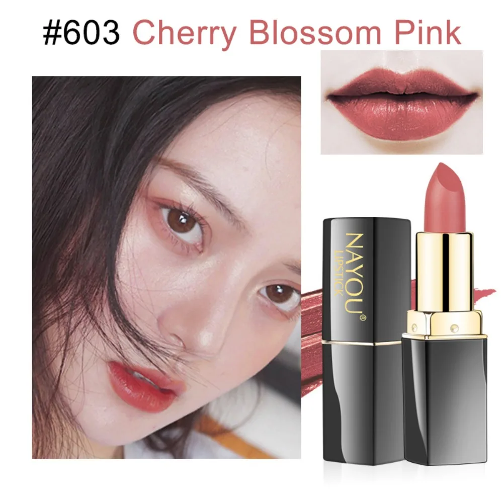 6 قطعة مقاوم للماء لينة الضباب ماتي أحمر الشفاه طويلة الأمد غير يتلاشى ملمع الشفاه ترطيب أنبوب مربع بلسم الشفاه ماكياج مستحضرات التجميل