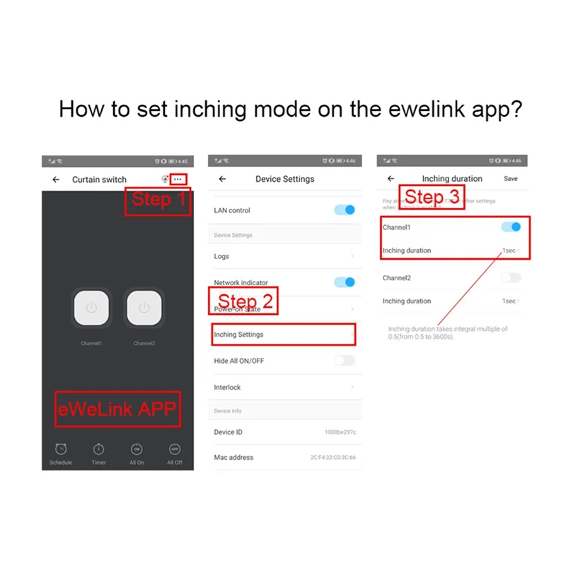 BNVN-Ewelink 2 Channel Wifi Electric Linear Actuator Motor Controller 12V 24V 110V 220V 2CH Relay Interrupter