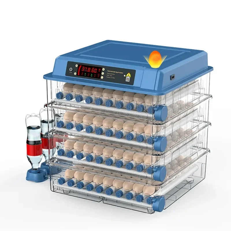 256 chicken egg incubator fully automatic poultry hatcher brooder farm machine