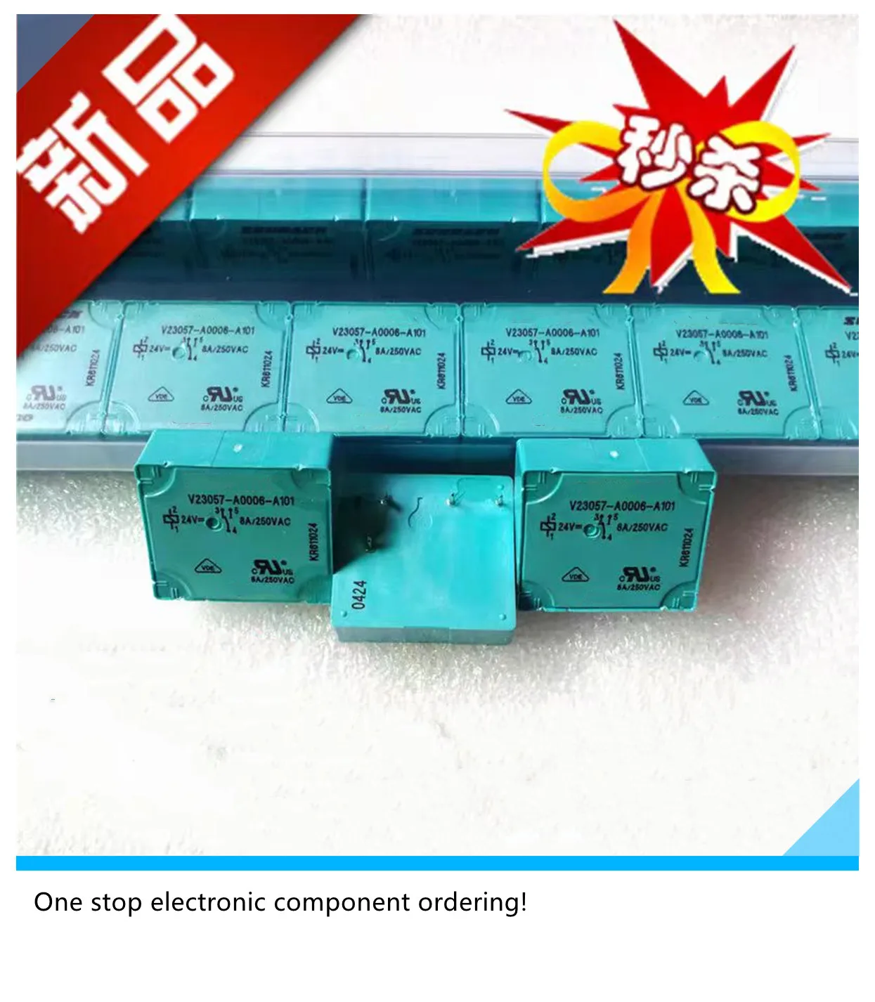 Original New 100% V23057-A0006-A101 24VDC KR611024 Relay 8A/250VAC