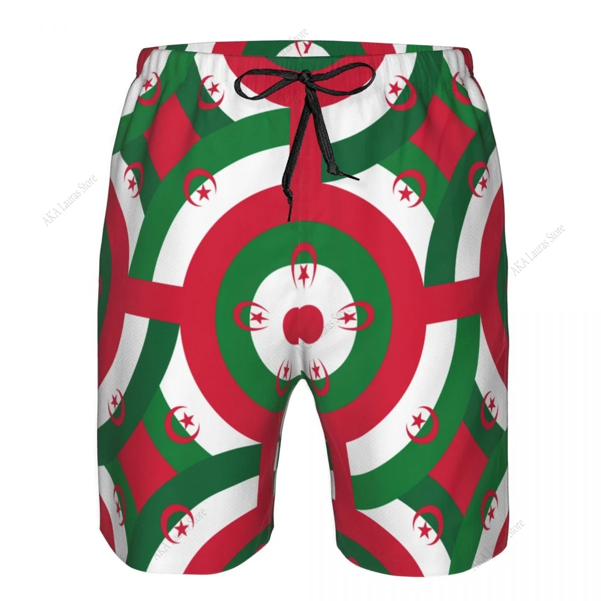 

Swimsuit Man Summer 2025 Gym Shorts Men's beach sport Algerian Flag