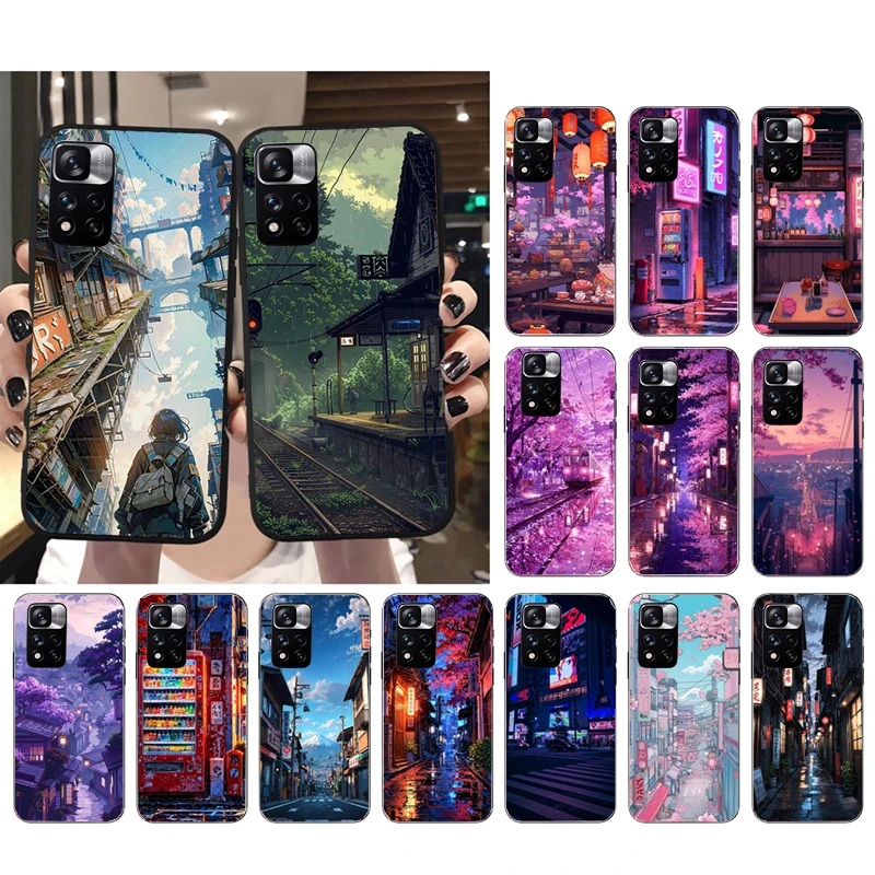 

Phone Case For Xiaomi Redmi note 14 Pro 14 13 12 11 10 Pro 14S 12S 11S Redmi 14C 13C 10 Japan styles Shop Cherry