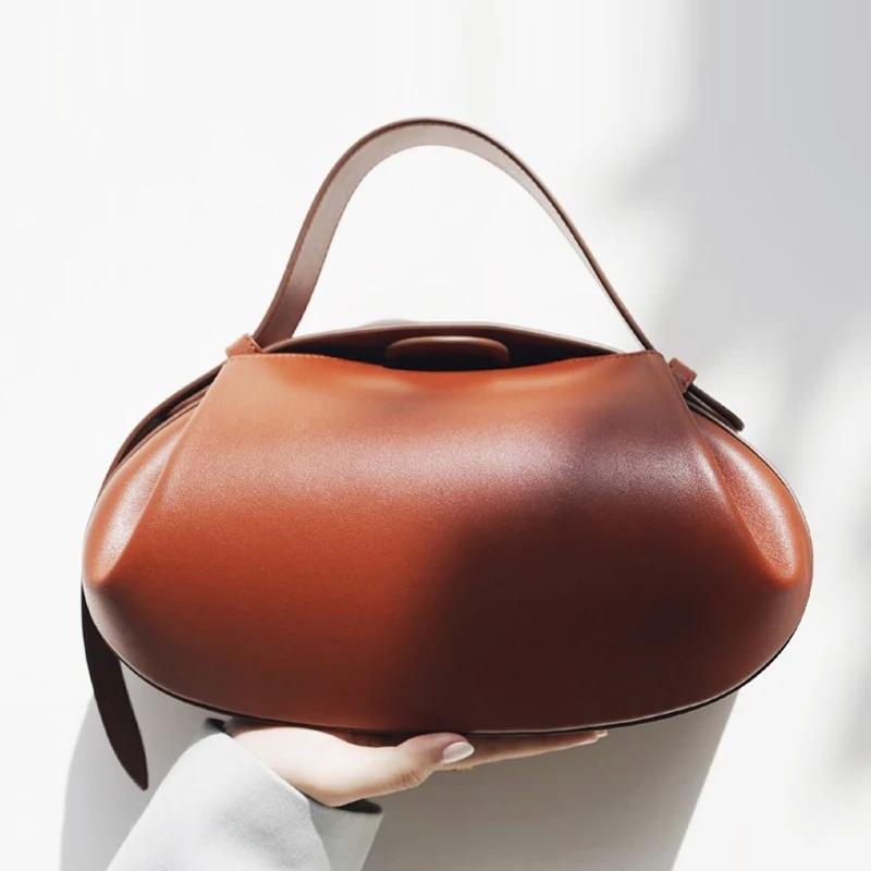 

Сумки для боулинга в английском стиле для женщин, Роскошные Дизайнерские Сумочки, кошельки, новинка 2024, с верхней ручкой, плиссированное украшение, маленькое плечо