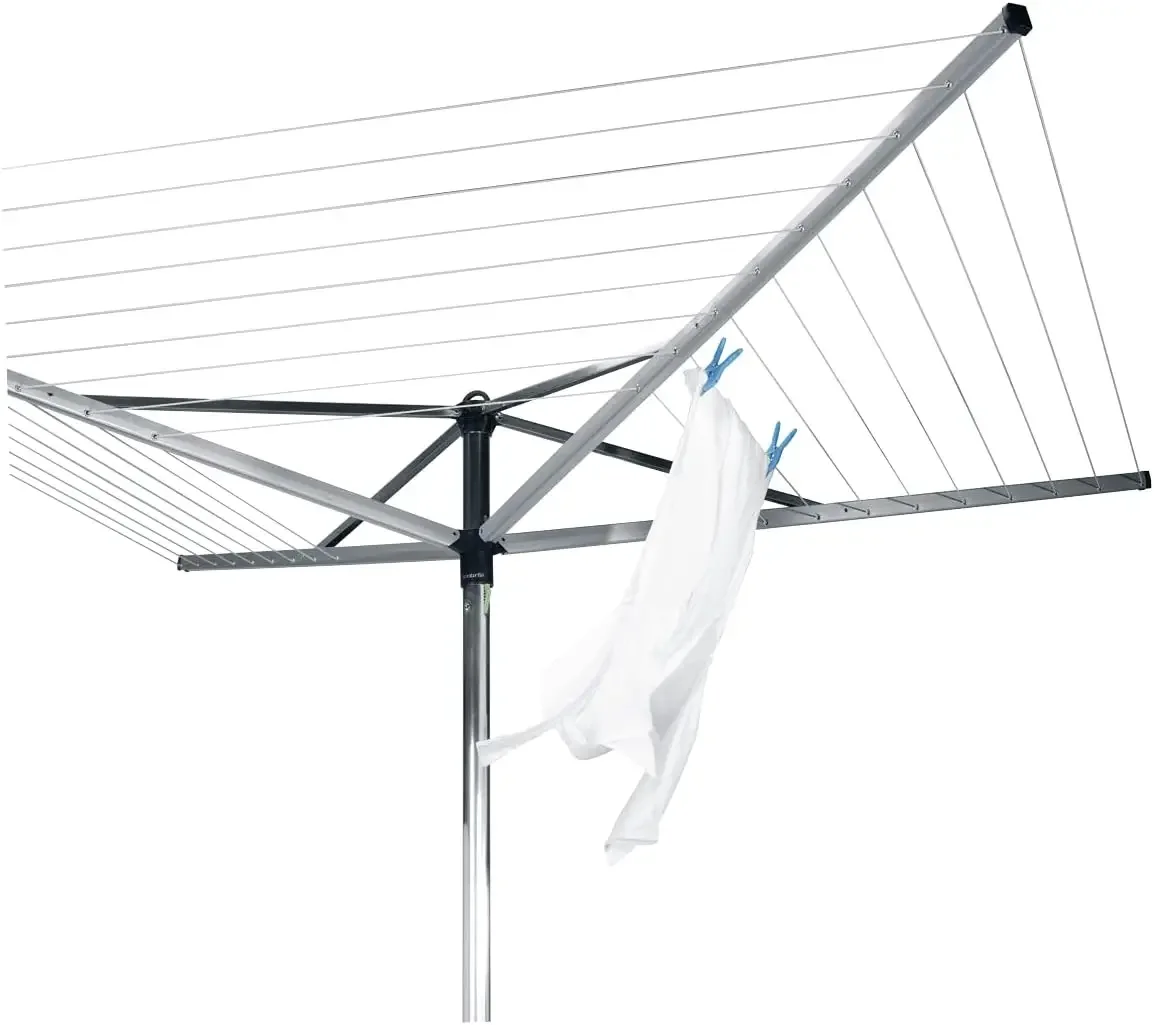 Brabantia Topspinner Outdoor 4 Arm Spinning Clothesline (164 ft/Ø 1.8