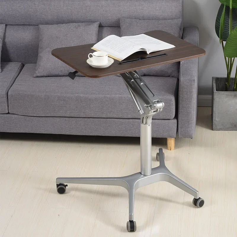 Pneumatic lifting table Laptop computer table Standing home desk Lecture table Writing desk