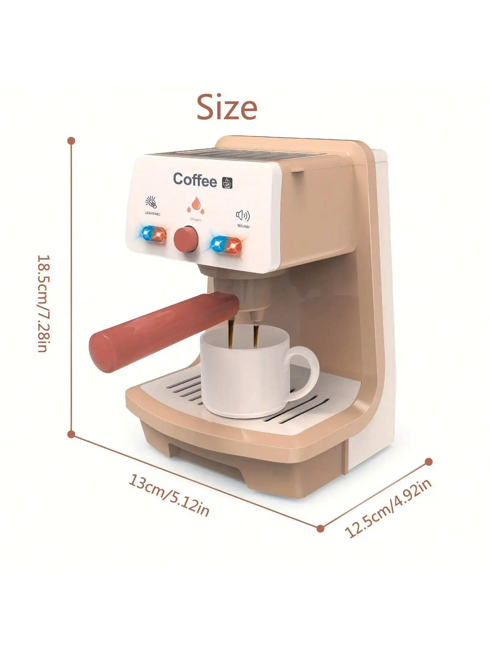 Play House Simulation Coffee Machine And Bread Maker Toys, Simulated Restaurant   Appliances Toys, Parent-Child Interactive Role