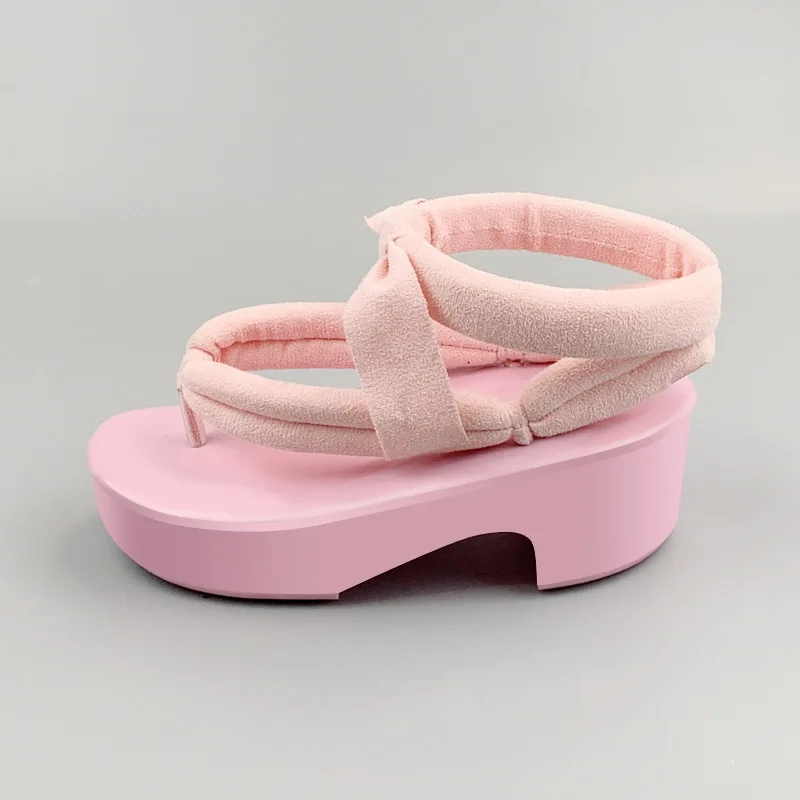 Demon Anime Kanroji Mitsuri Shoes Cosplay Boots Japanese Style Slippers