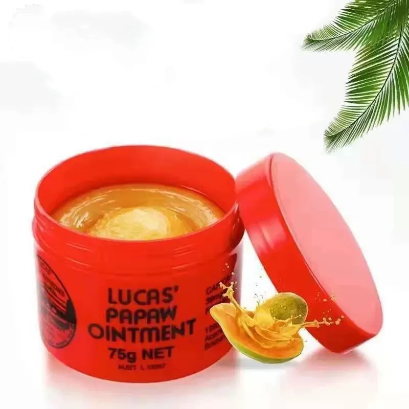 AU Lucas Papaw Unguento Crema per eruzioni balsamo per le labbra Ferita Cura della pelle Papaya Riparazione della pelle Crema Papaw Olio Lucas 75g