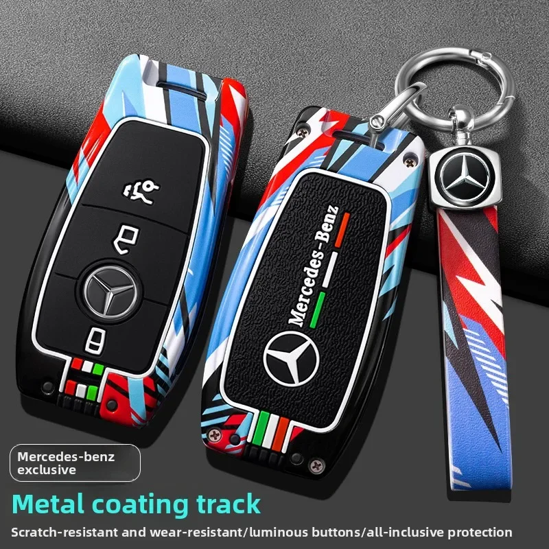 Style Car Key Case Cover For Mercedes Benz A C E S G Class W177 W205 W213 X167 W222 CLA GLE GLB GLS AMG Maybach