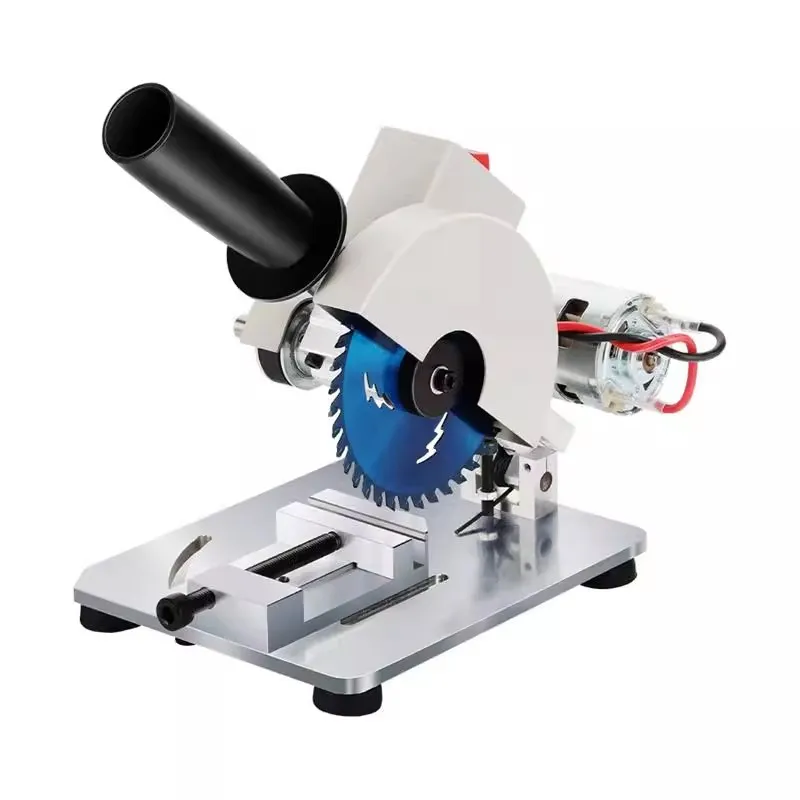 Mini máquina cortadora de aluminio de escritorio duradera de acero inoxidable, herramienta de corte portátil de alta precisión, 12V, 24V CC