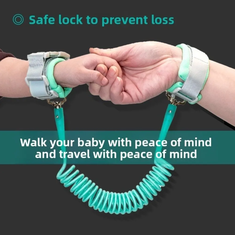 

Creative Steel Wire Baby Traction Rope Adjustable Breathable Anti-lost Wrist Link Band Soft Comfortable Baby Leash Strap Child