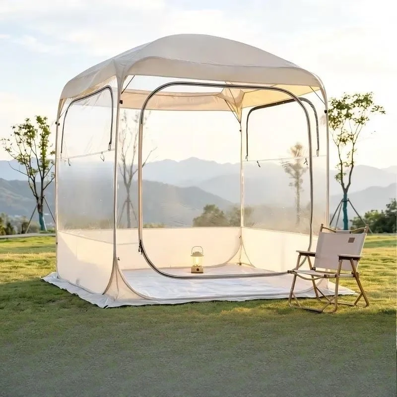Instant Bubble House Tent Portable Double Layer Waterproof 3000mm Ridge Tent with PVC and Oxford Fabric for All Seasons