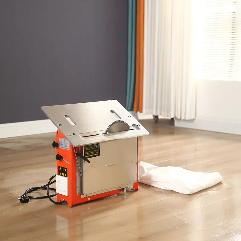 Dust-Free Sliding Table Saw Machine Manual Horizontal Lifting Wood Saw Machines Composite Wood Table Saw for Woodworking