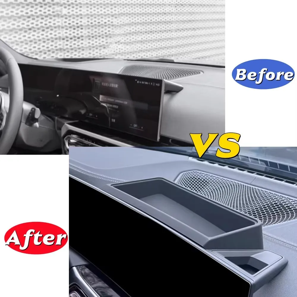 For BMW 3 Series 4 Series I3 I4 G20 2023-2026 central dashboard navigation screen rear storage compartment tray internal manager