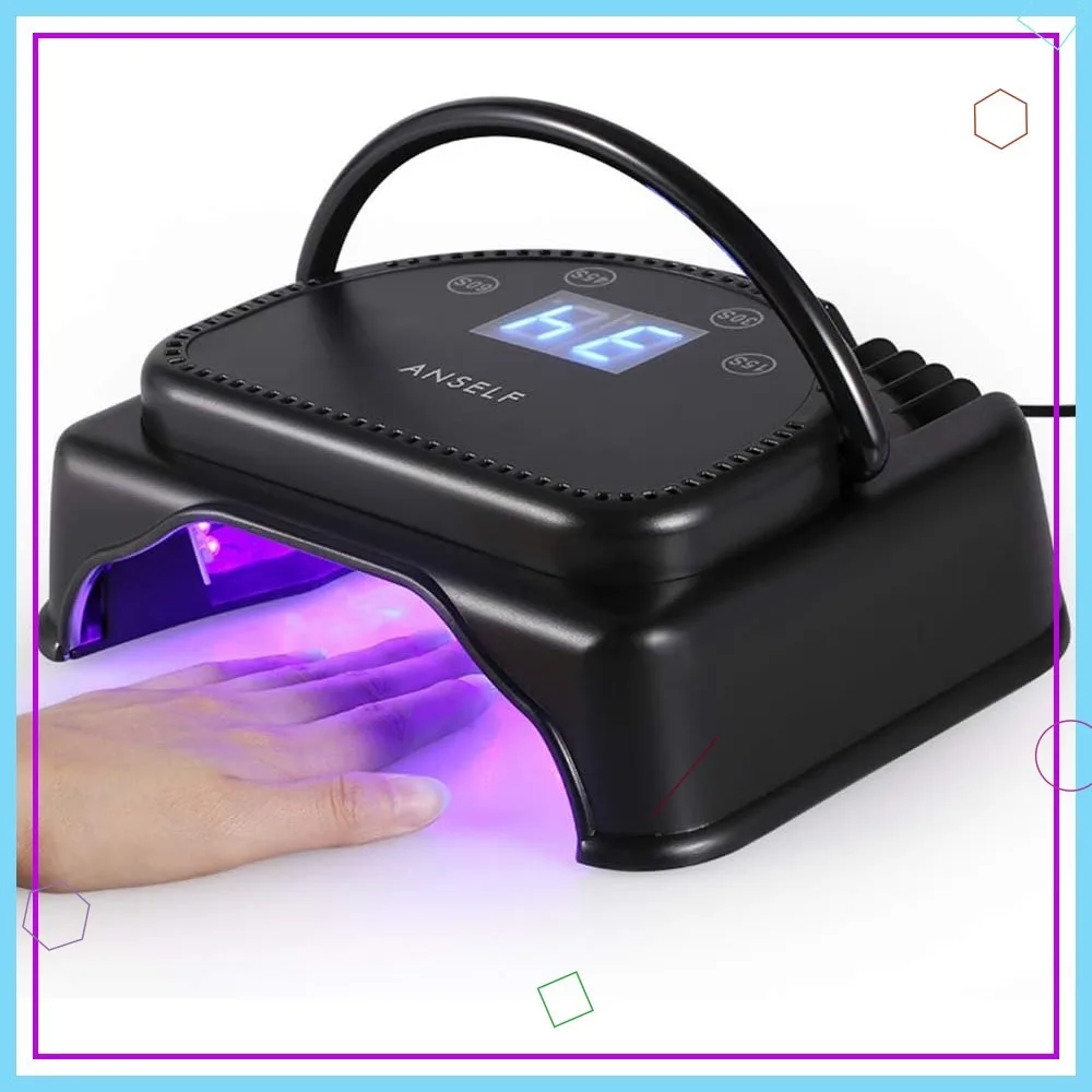 

64W Pro LED Gel Nail Dryer Curing Lamp 110-240V with Sensor LCD Touch Handle