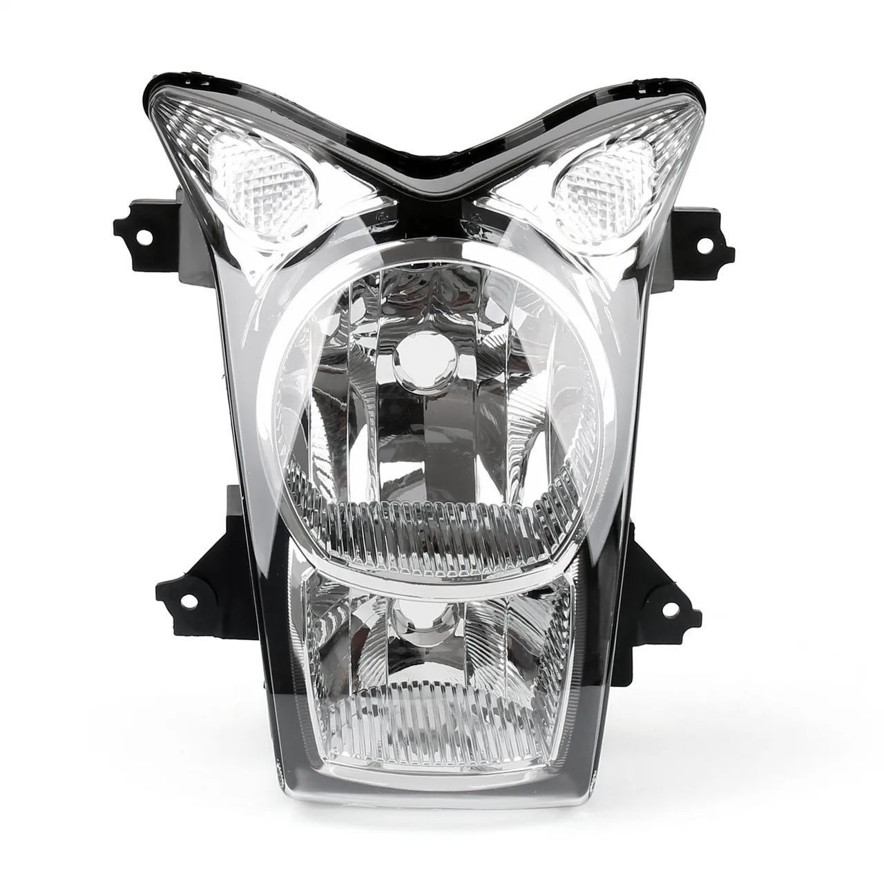 ER6N Headlight Assembly Front Headlamp Protector Cover Guard Head Light For Kawasaki ER-6N 2009 2010 2011 ER 6N Accessories Moto