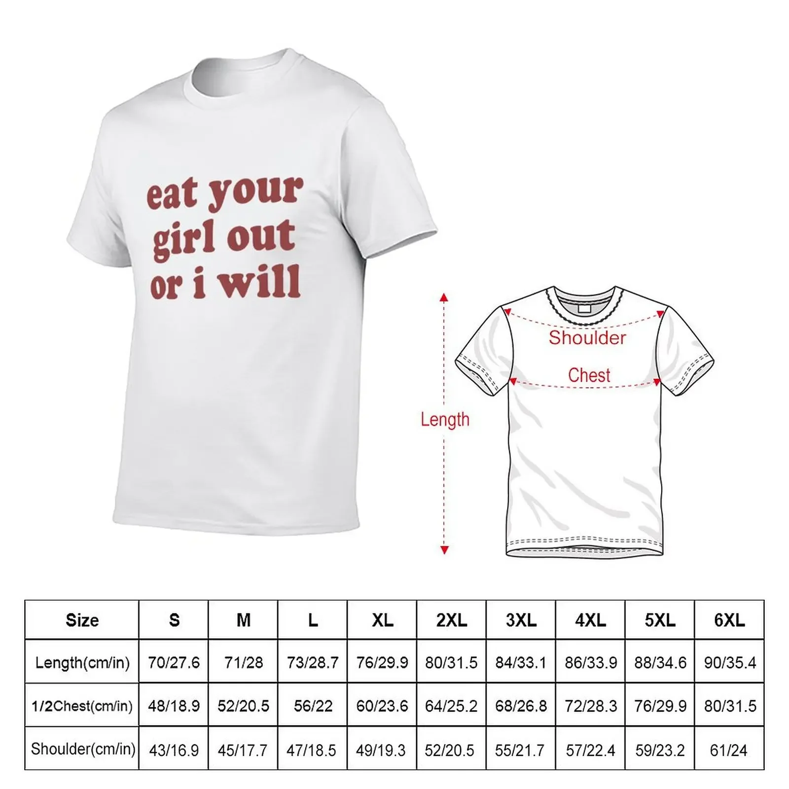 Eat Your Girl Out Or I Will T-Shirt, Funny Lesbian Bisexual Woman LGBTQ Pride Shirt, WLW Couple Shirt, Gay Pride Gift T-shirt